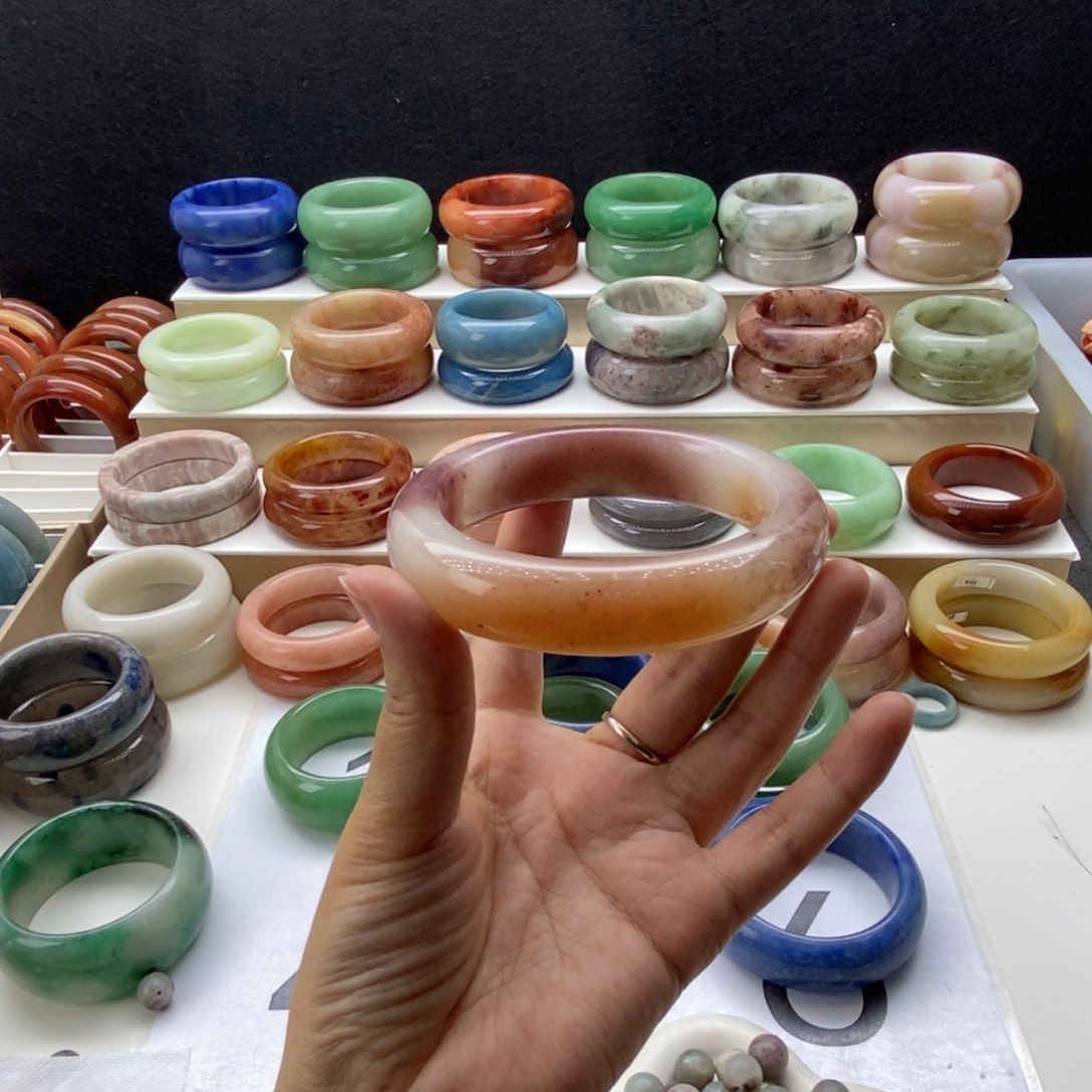 石英岩玉合金手镯