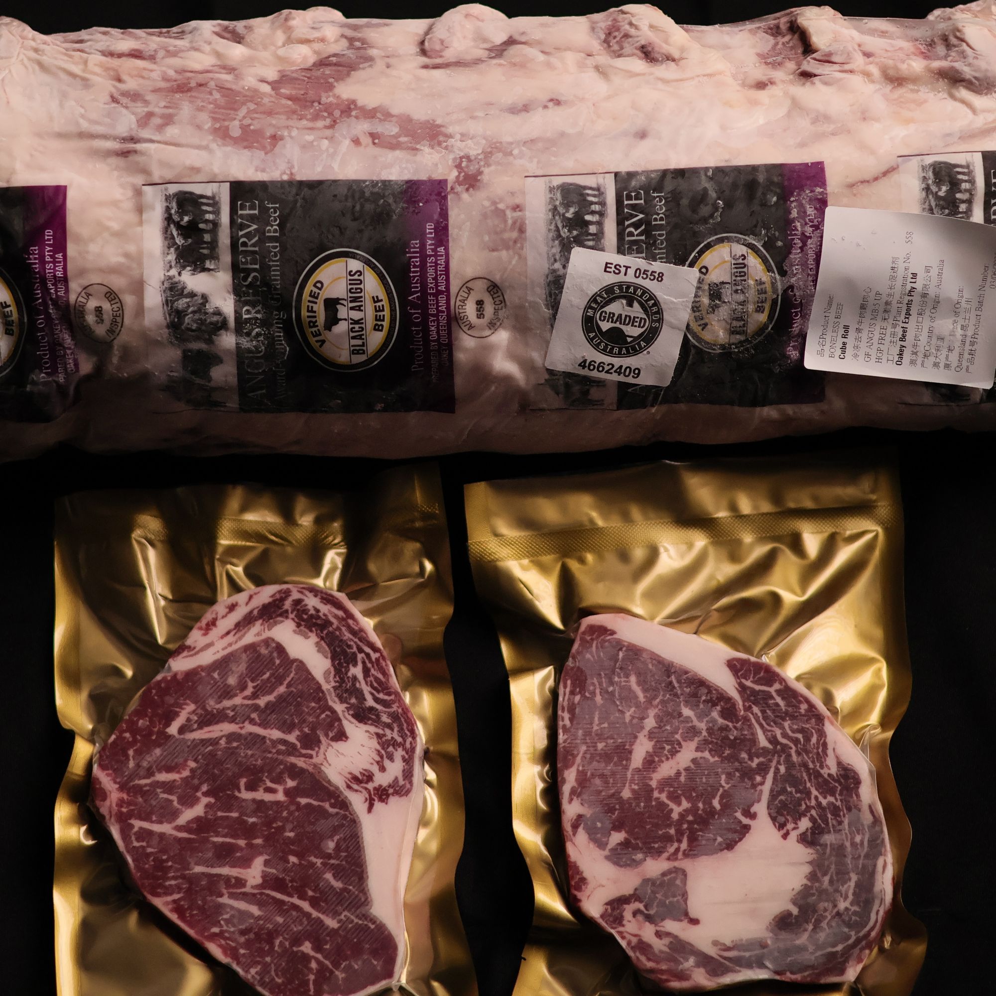 原切牛排原切牛排1500g澳洲纯血黑安格斯M5+谷饲眼肉牛排