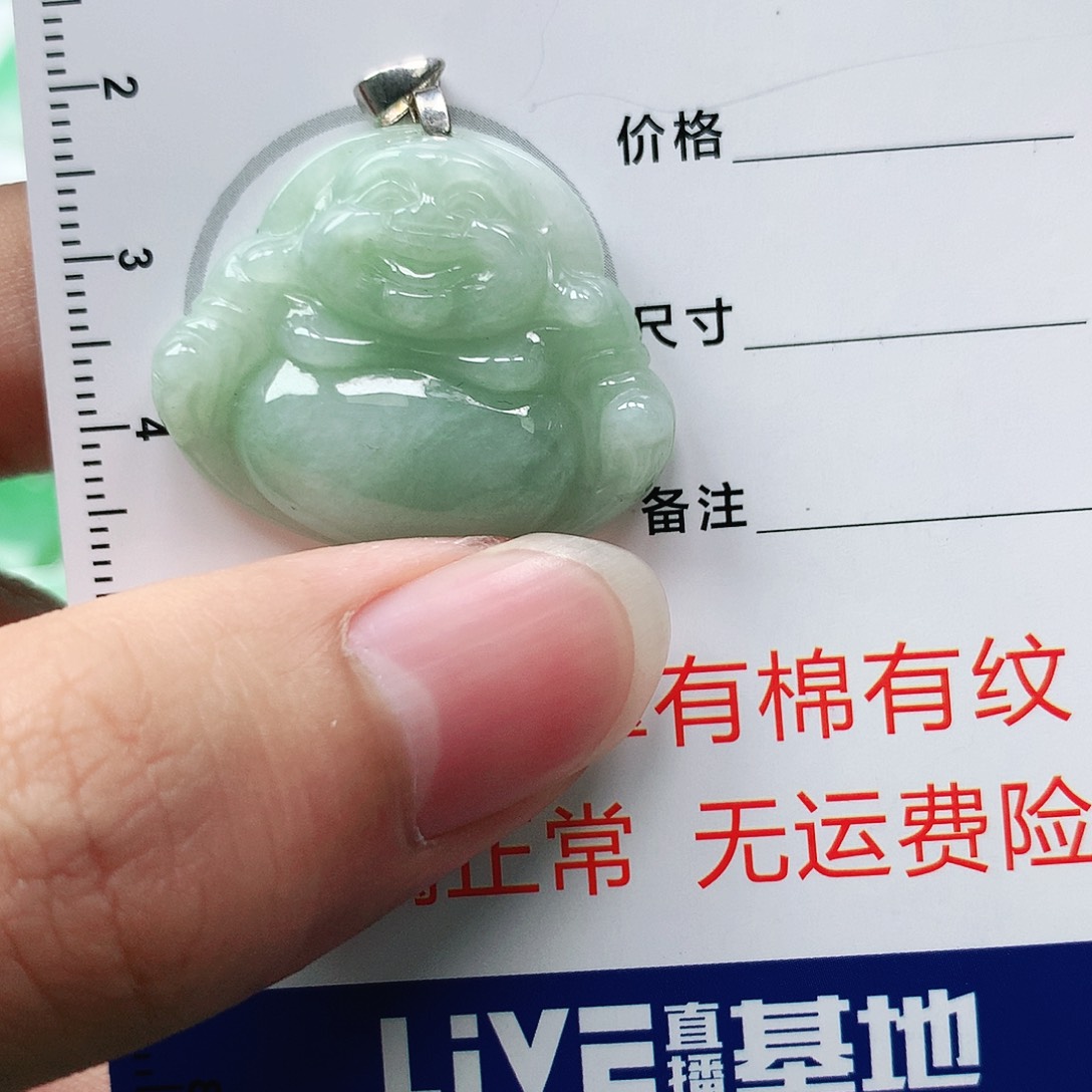 翡翠颈饰银S925镶嵌111111111