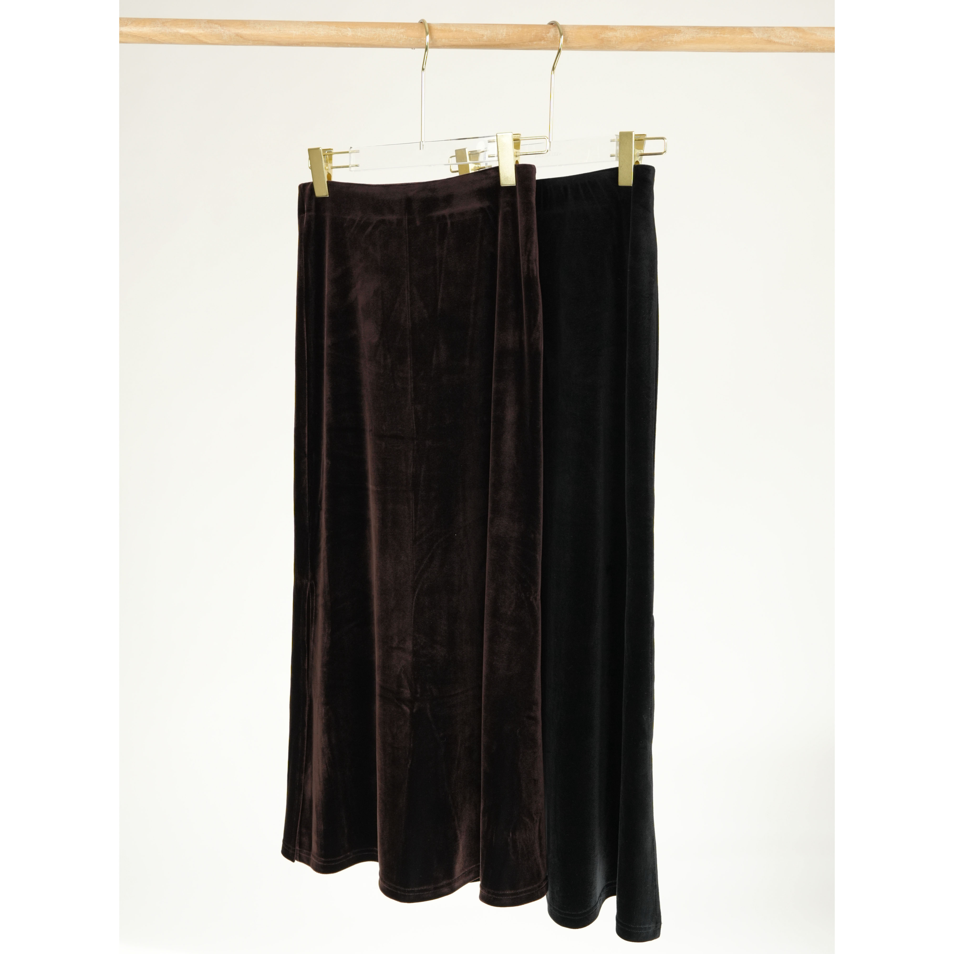 ANGELIAORIGINAL奥黛小姐 丝绒松紧腰气质显瘦百搭鱼尾半身裙#883