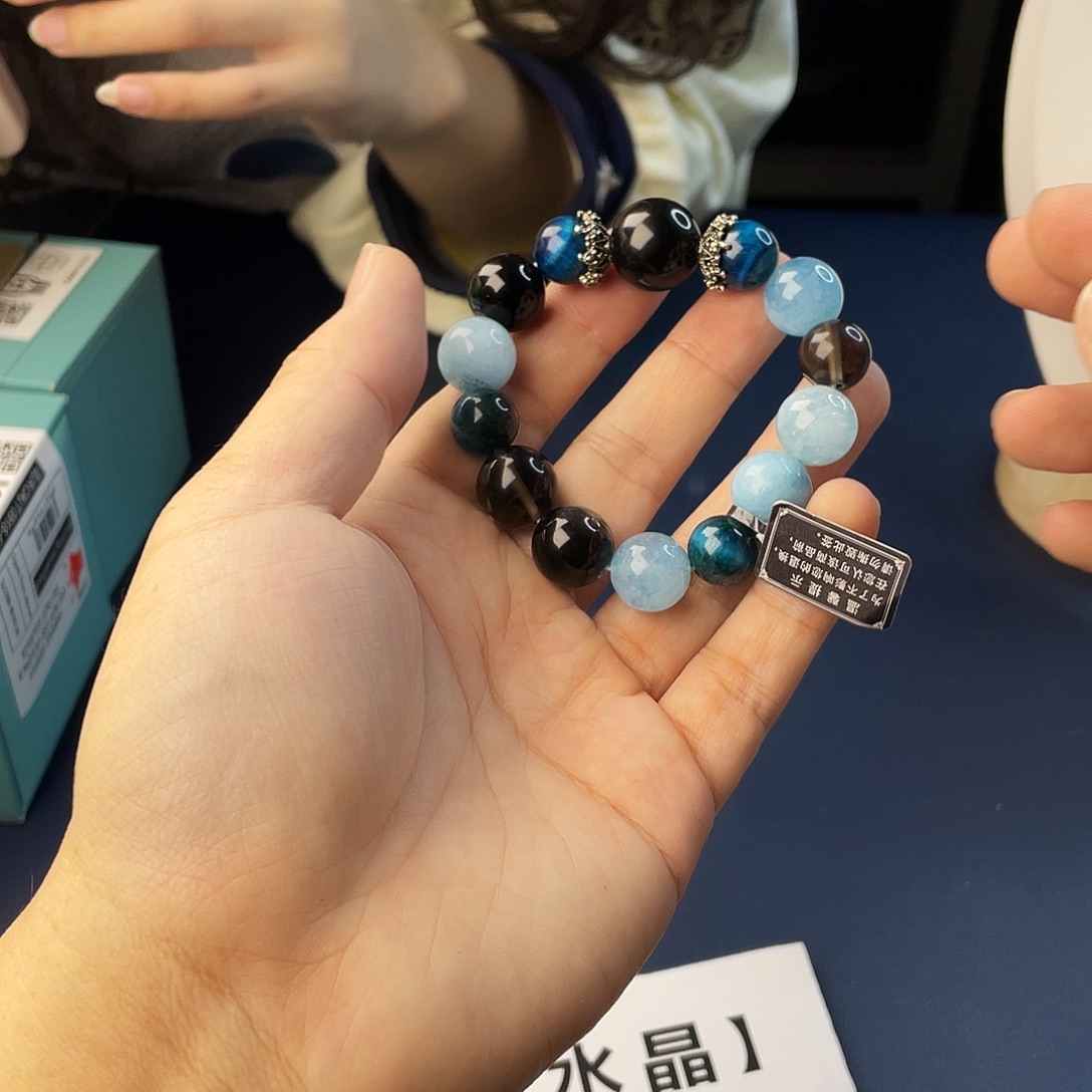 银S925镶嵌水晶手链