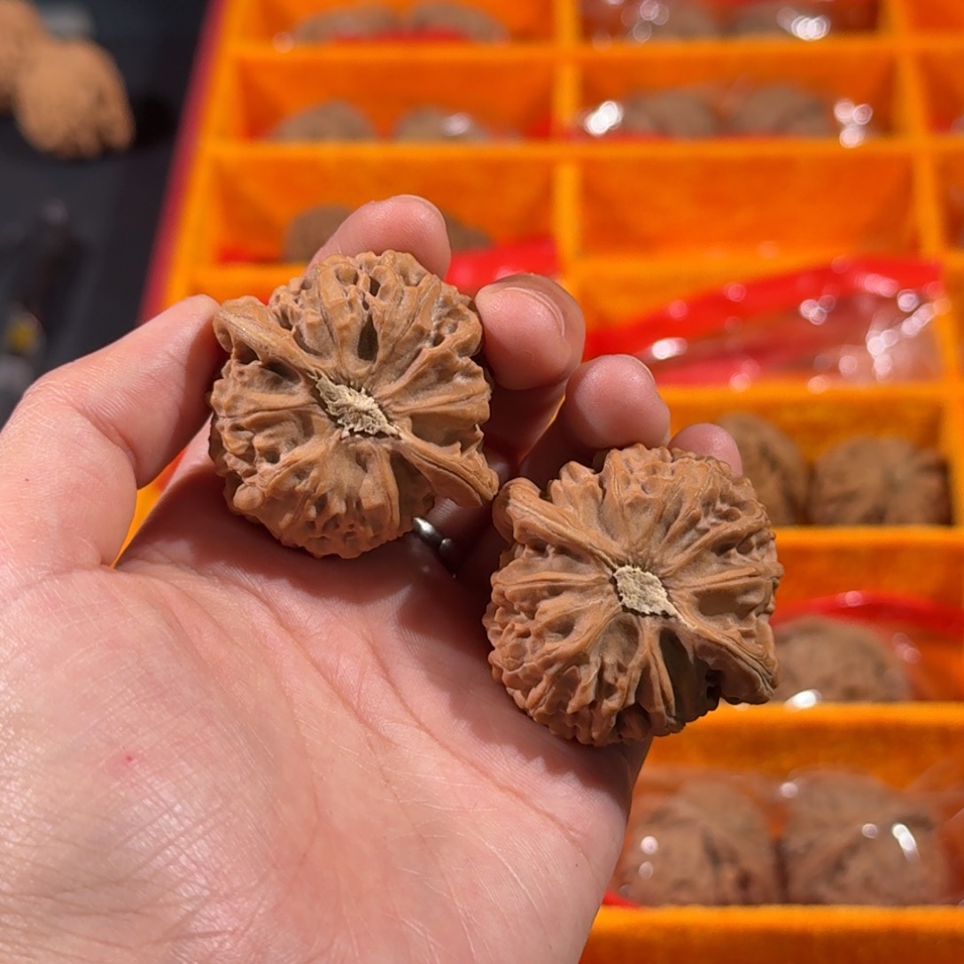 文玩核桃把件618号40-43宫灯狮子头