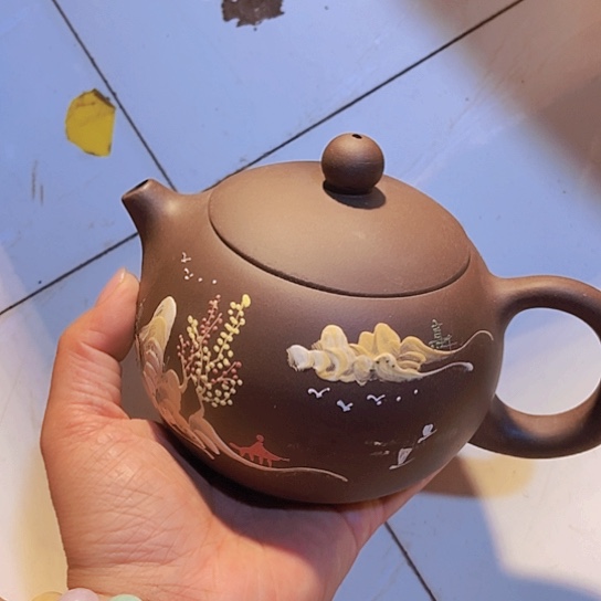 茶壶绿泥宜兴紫砂全手工制作工艺