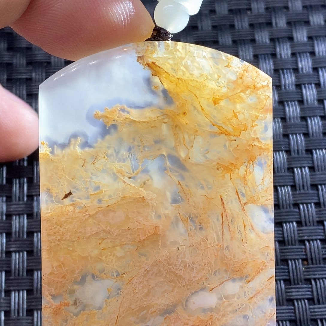 玛瑙/玉髓颈饰未镶嵌简**爱