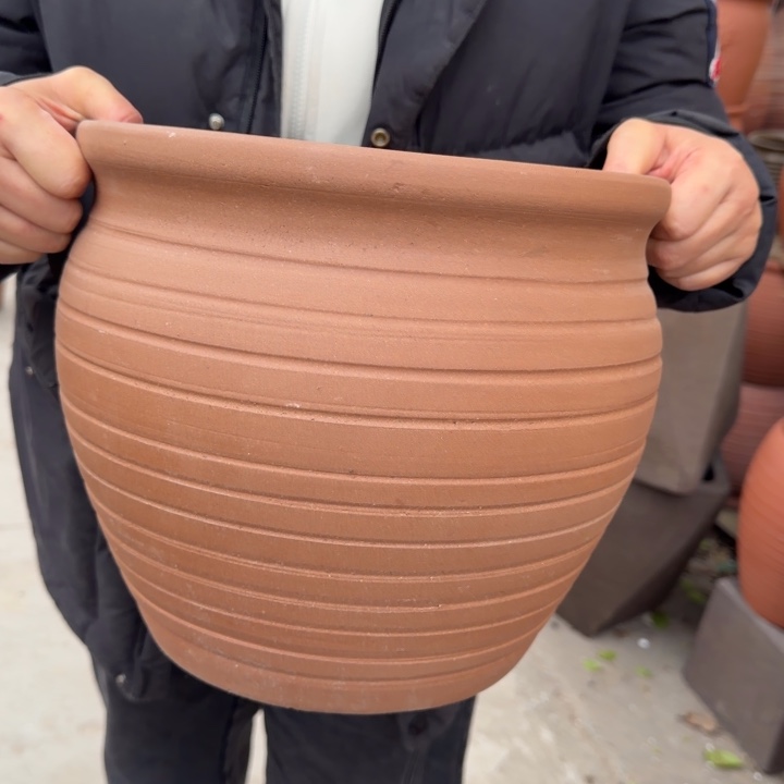 紫砂花盆口29高25宜兴紫砂 