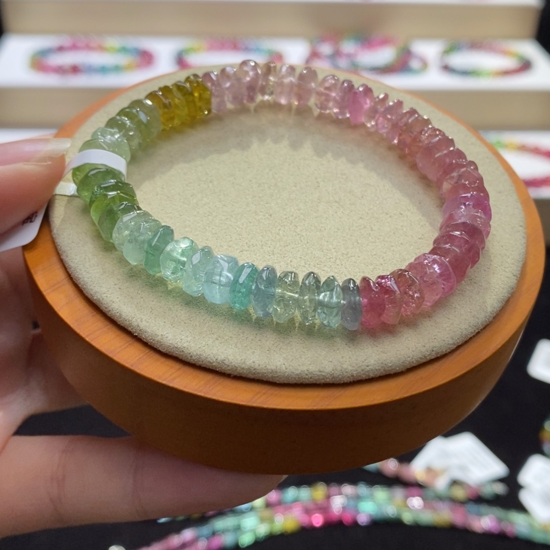 【闪购商品】碧玺手串未镶嵌两天看货期