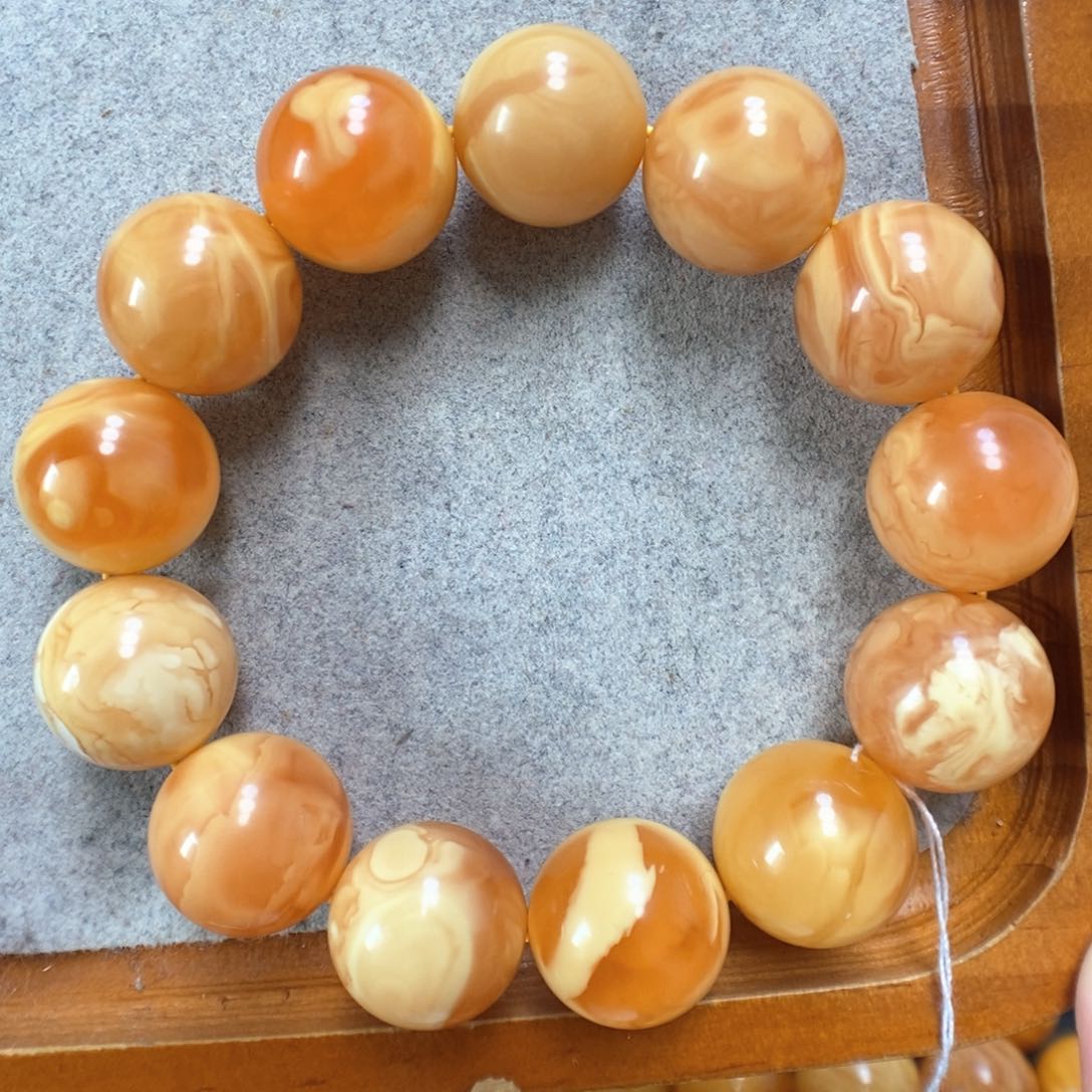 蜜蜡手串未镶嵌蜜蜡手串