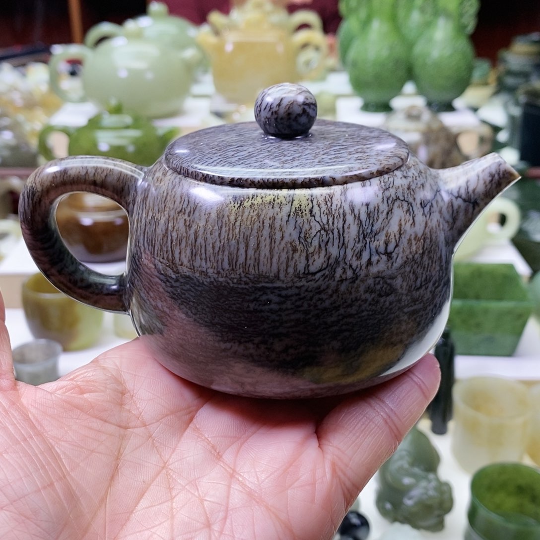 和田玉茶壶未镶嵌
