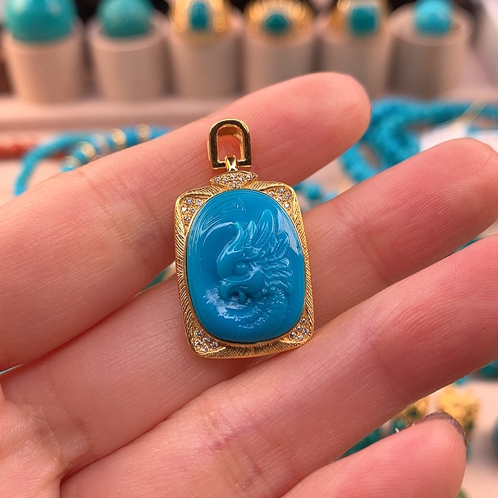 绿松石配饰未镶嵌