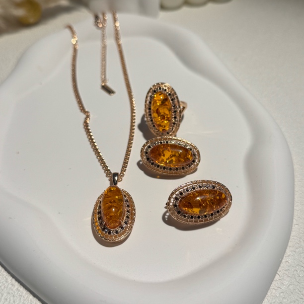 纯铜树脂戒指 新款树脂戒指套装