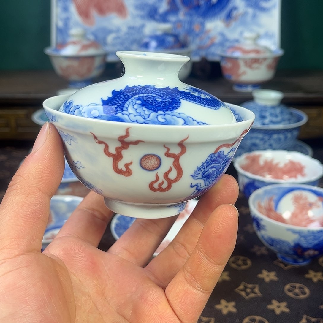 瓷片自成堂景德镇手工手绘