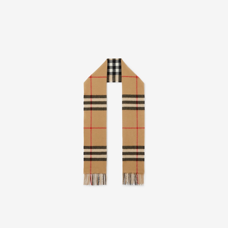 博柏利（BURBERRY）【流光风】【礼物】男女格纹羊绒围巾80765761商品图