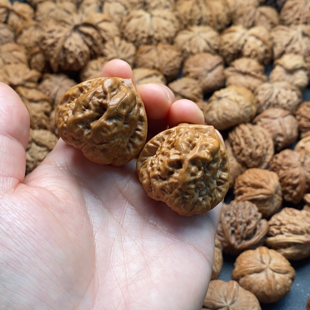 文玩核桃把件37三角蛙