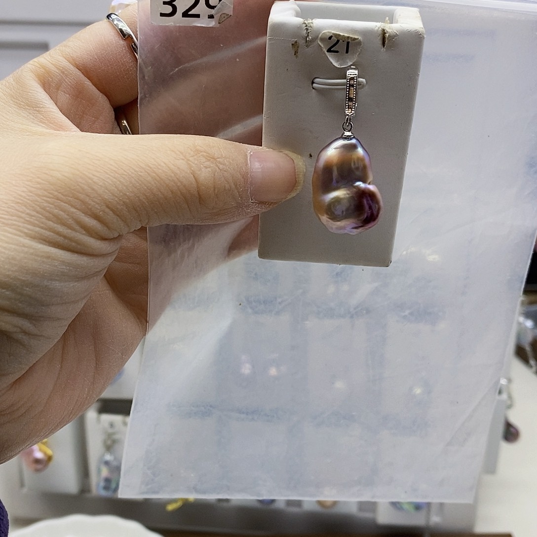 颈饰合金淡水珍珠