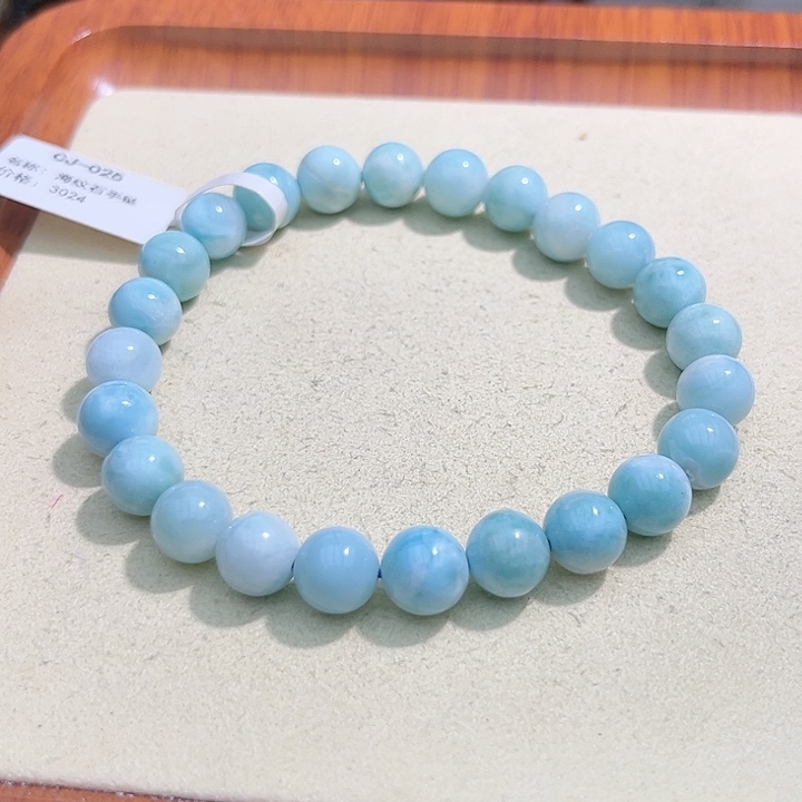 针钠钙石（海纹石）手链未镶嵌海纹石