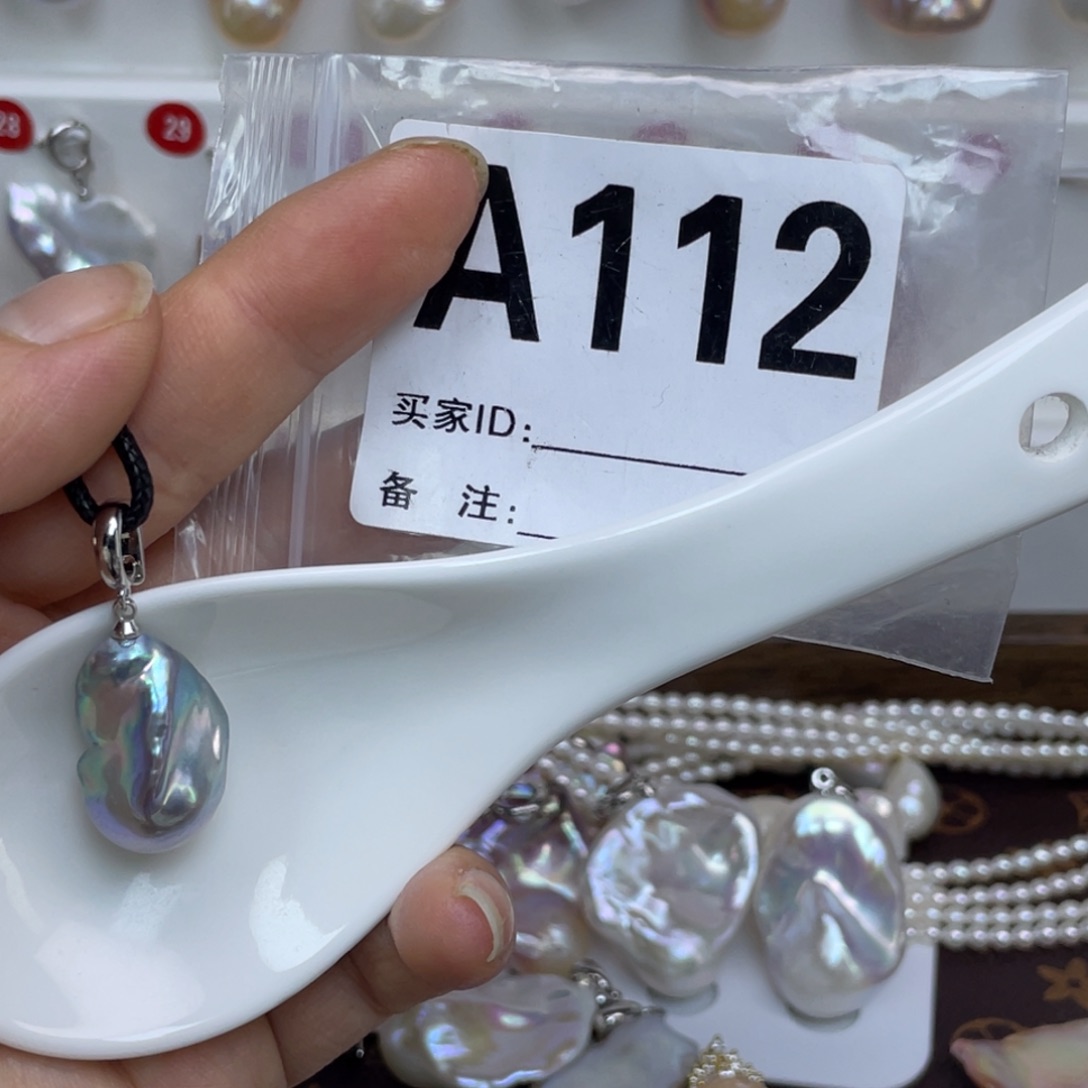 淡水珍珠巴洛克银S925镶嵌