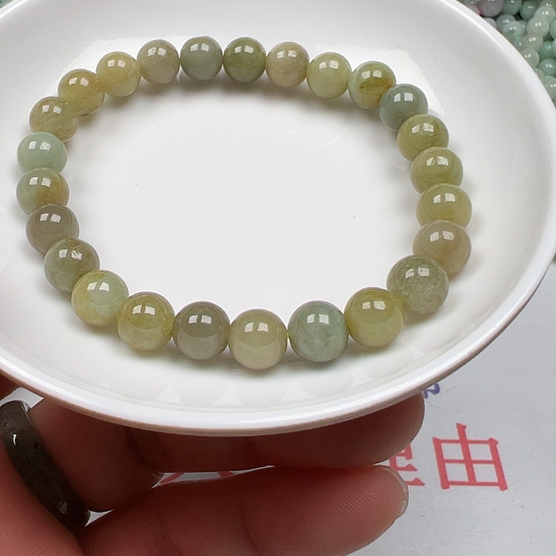 翡翠手链未镶嵌@*露货主老华