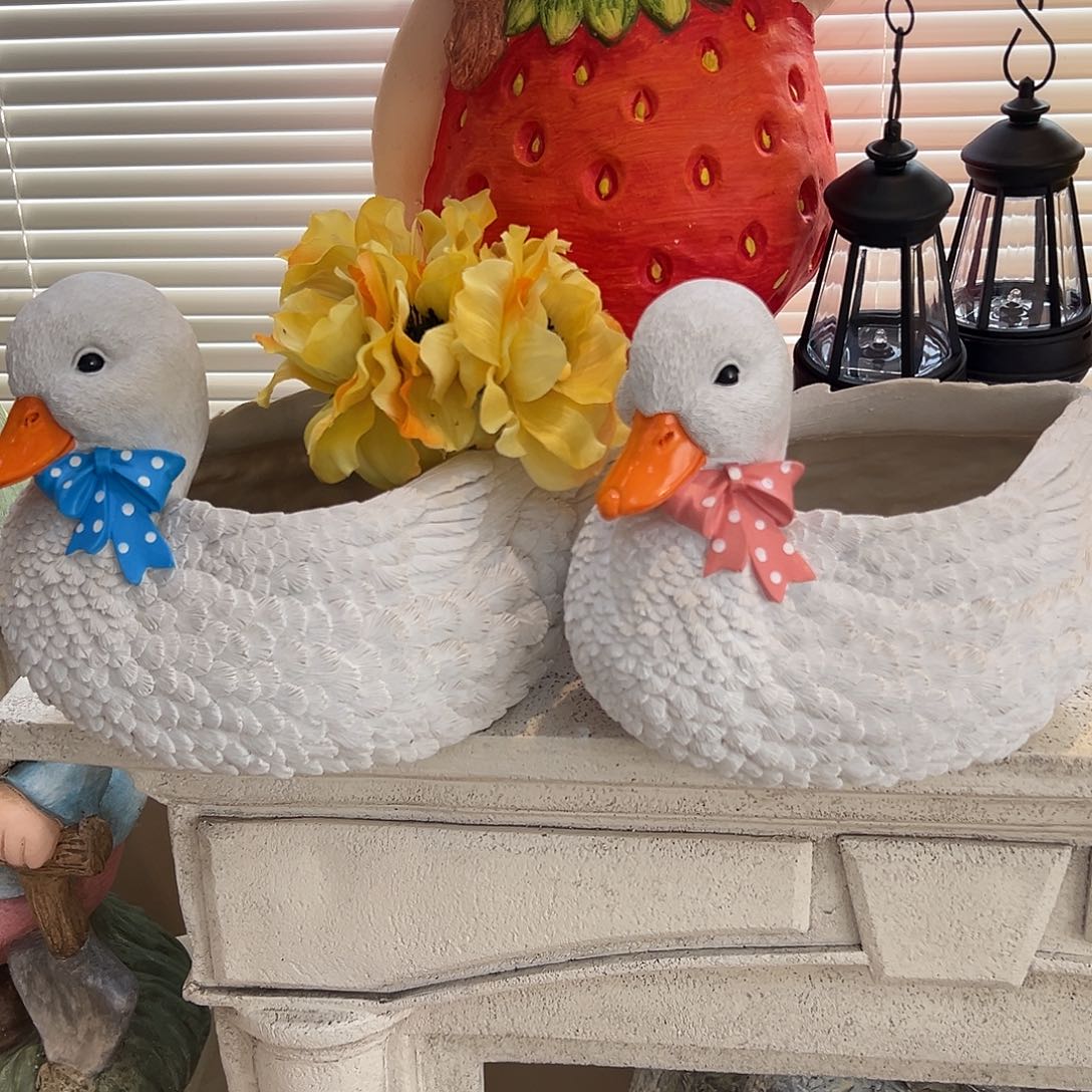 花园摆件红红火火