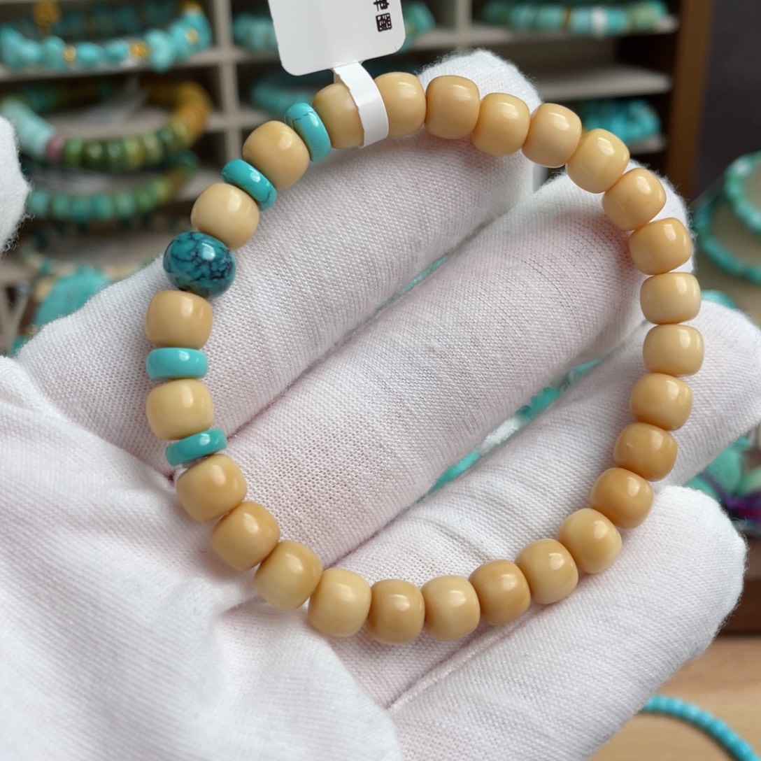 绿松石未镶嵌设计款单圈卡7