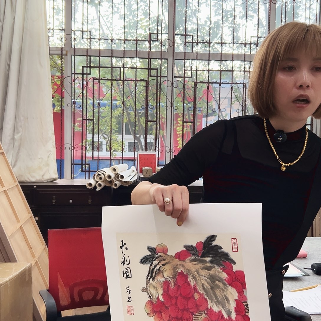书法李兴刚亲笔手绘