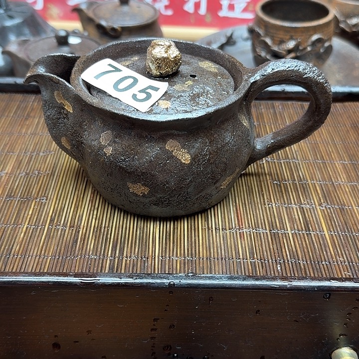 纯手工制作粗陶茶具