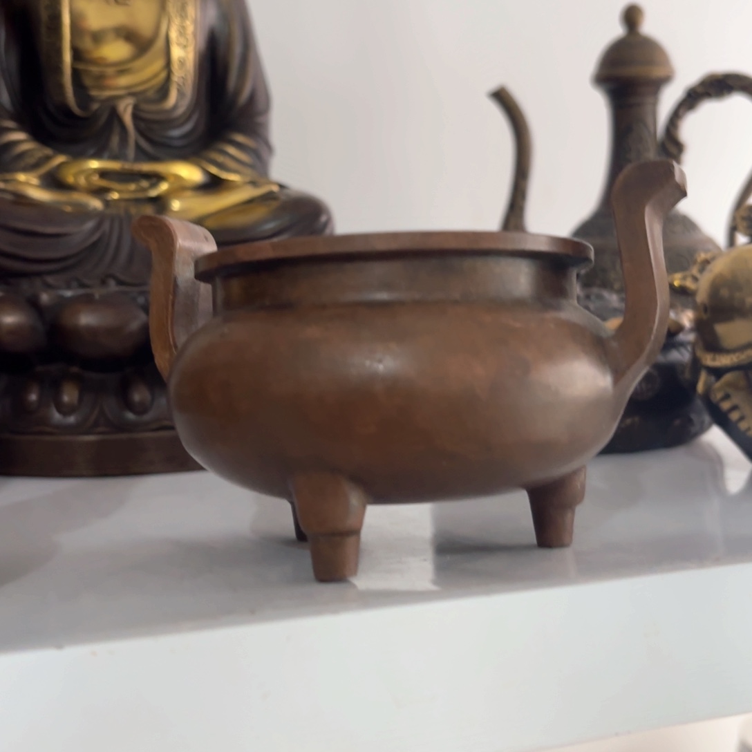 铜器摆件收收藏藏