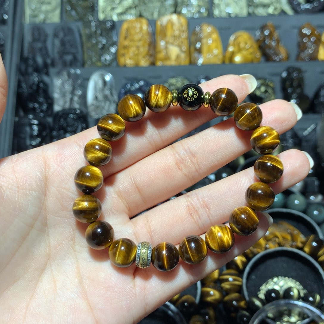 未镶嵌手链木变石（虎睛石）?****?