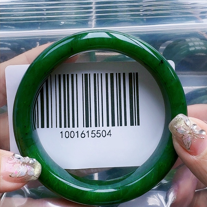 和田玉（碧玉）手镯未镶嵌60