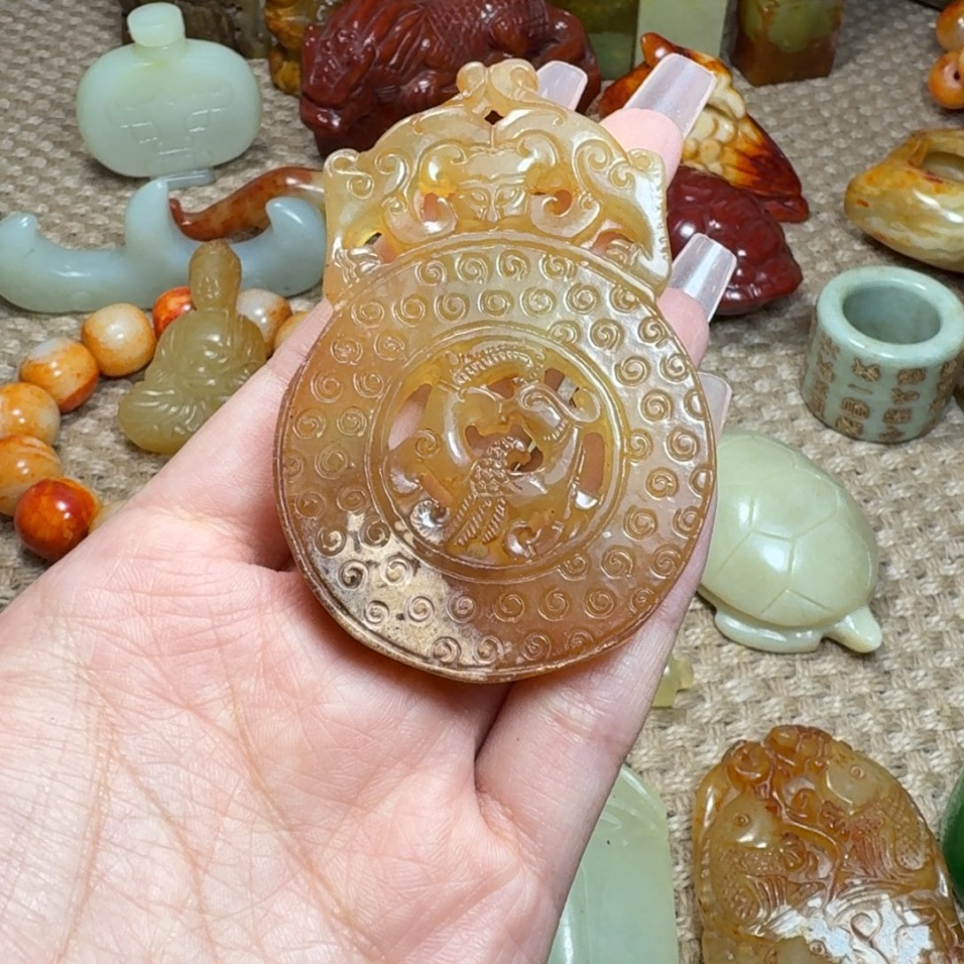 吊坠白玉菩提挂件