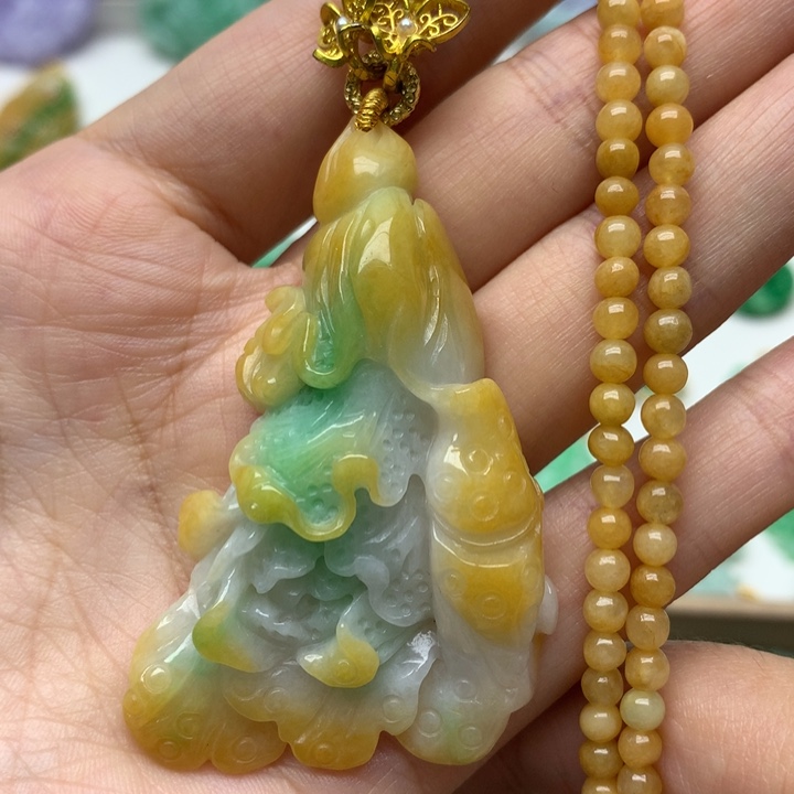 颈饰未镶嵌翡翠翡翠
