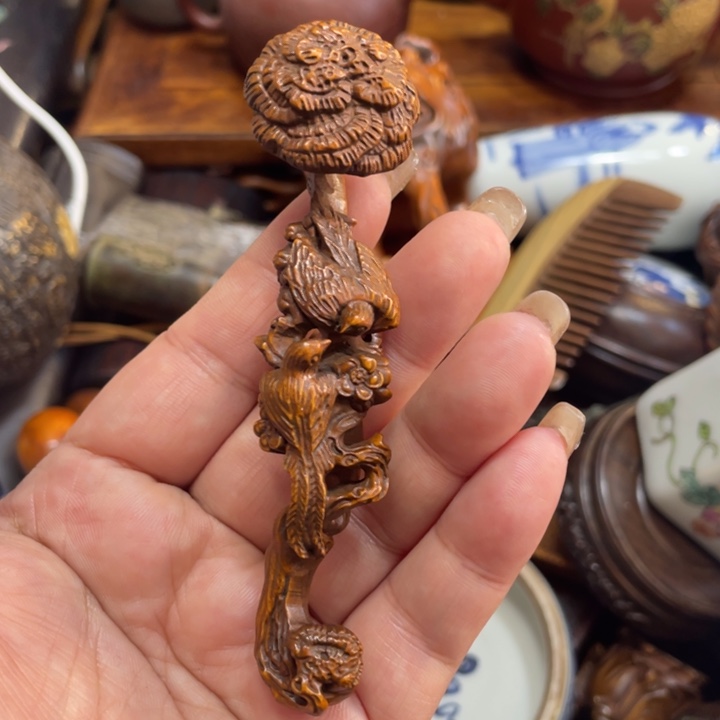 端景台花梨木类陶瓷艺术陶瓷茶具