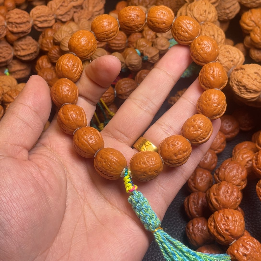 文玩核桃手串三*啊蛇皮纹