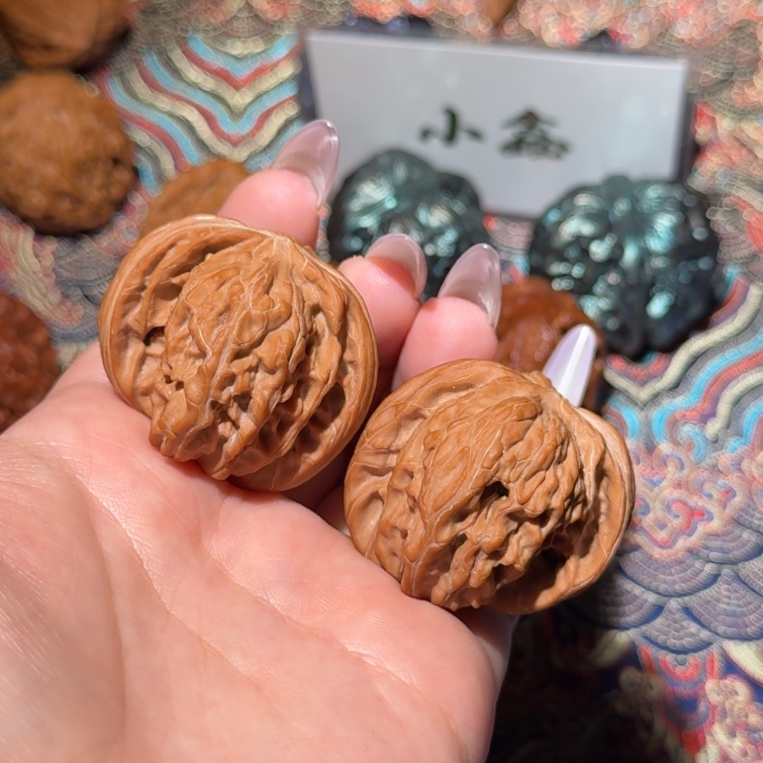 文玩核桃把件631号40顺风耳文玩核桃