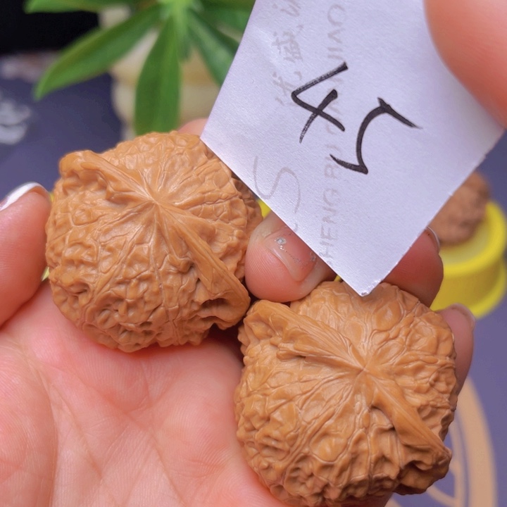 文玩核桃把件44南瓜墩45