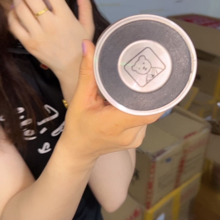 高硼硅玻璃盖子款小熊杯300毫升