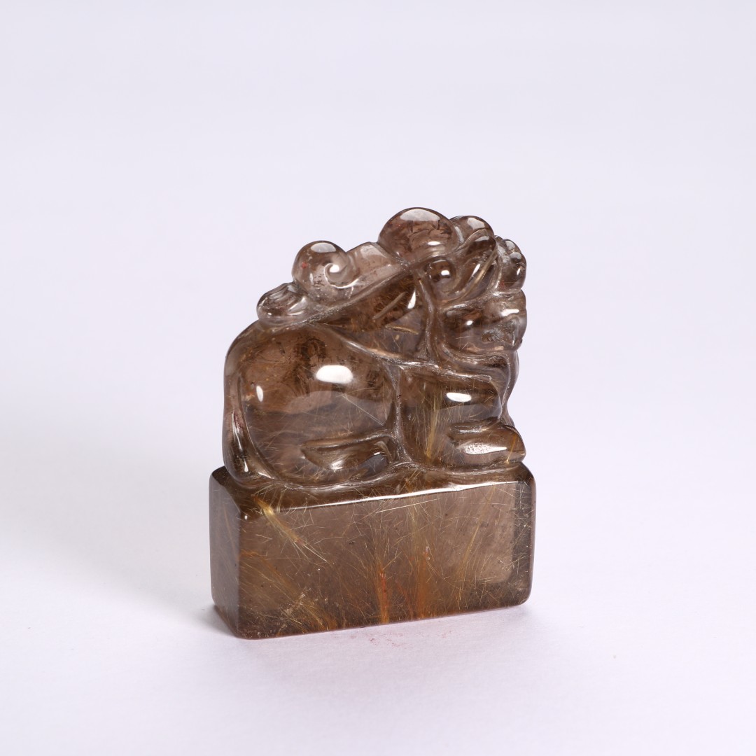 250501004/博古通今/集古藏今/水晶印章/古董首饰