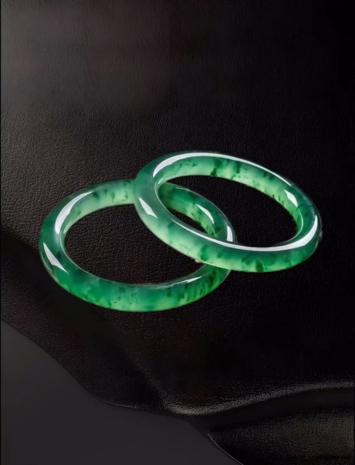 【严选】A货冰种飘花天然翡翠手镯