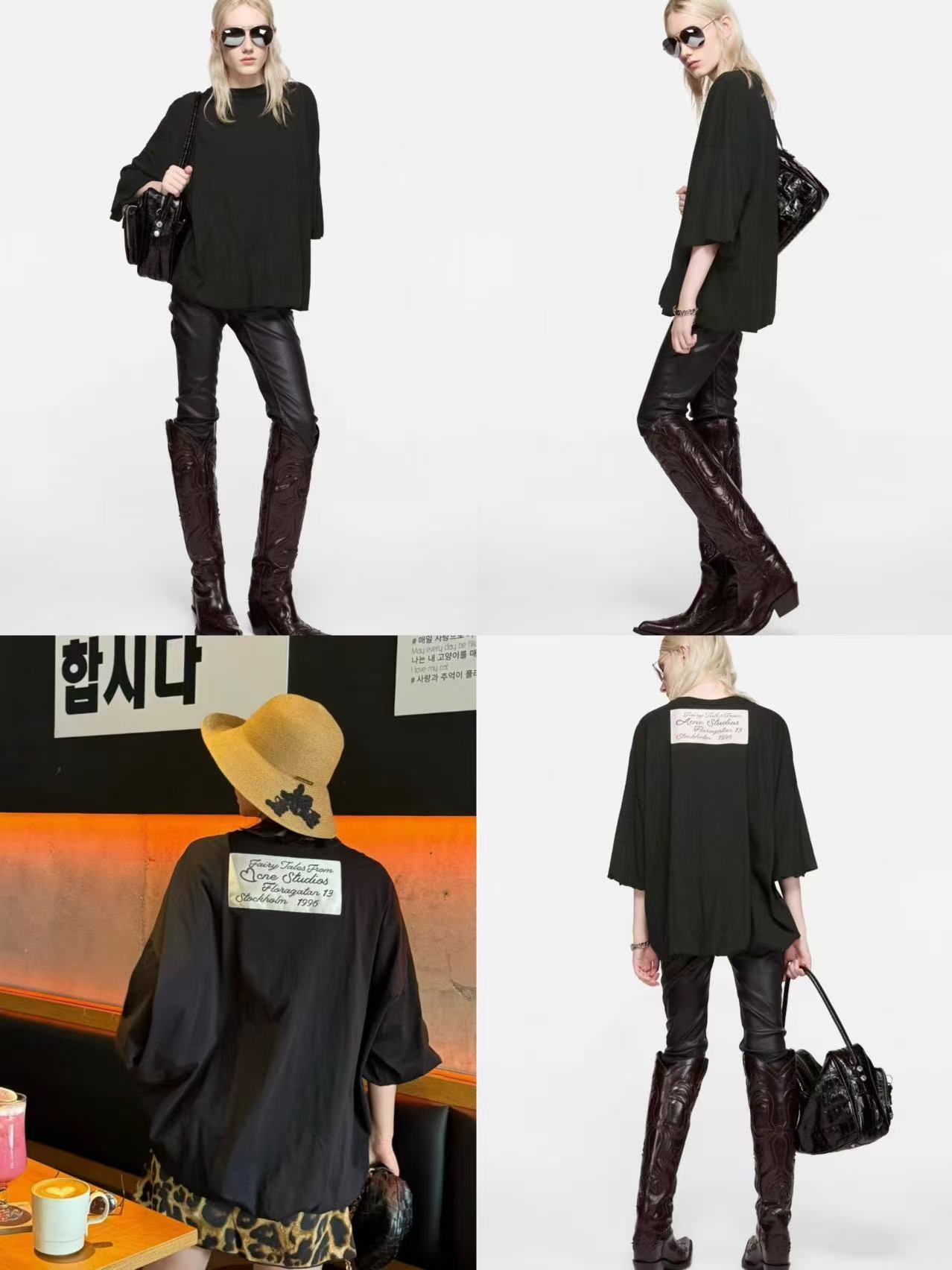 LiLi 26新款母花苞短袖T恤上衣 461670