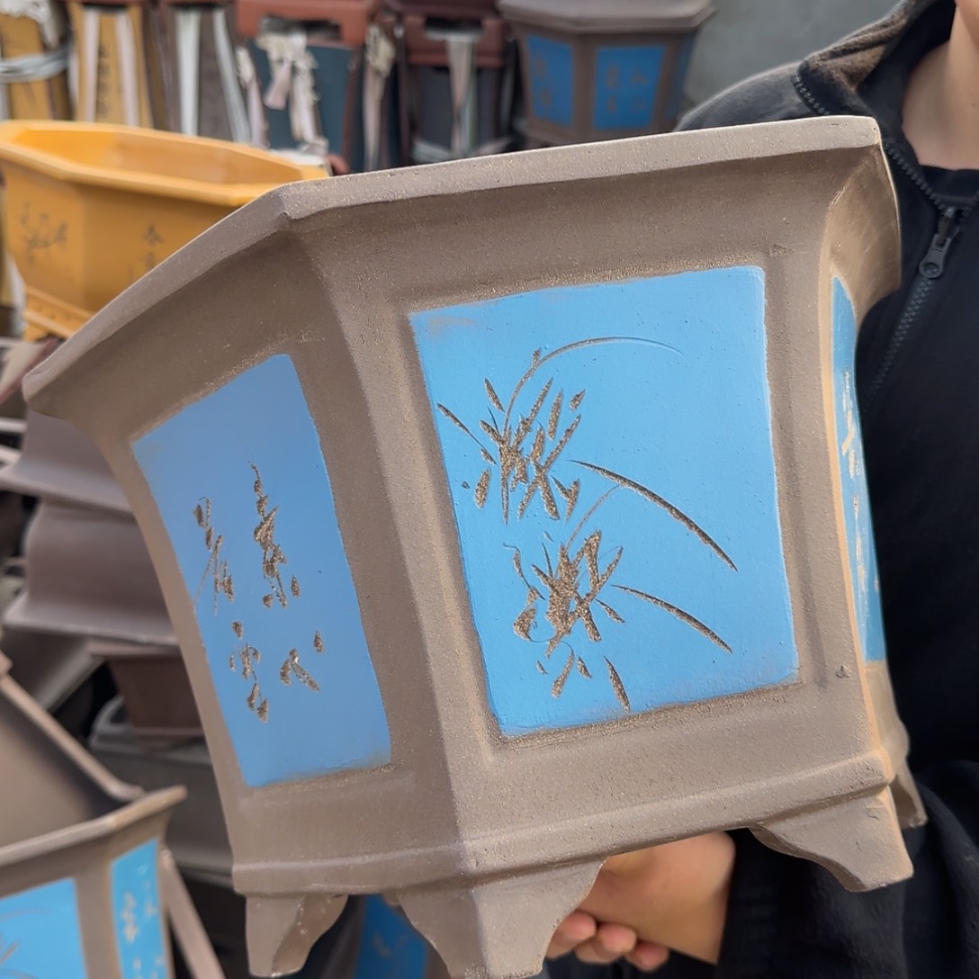 花盆紫砂口径33.21口径