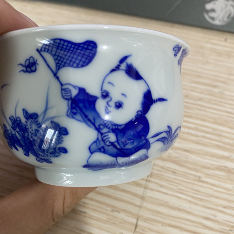 竹林草堂童子炉式杯