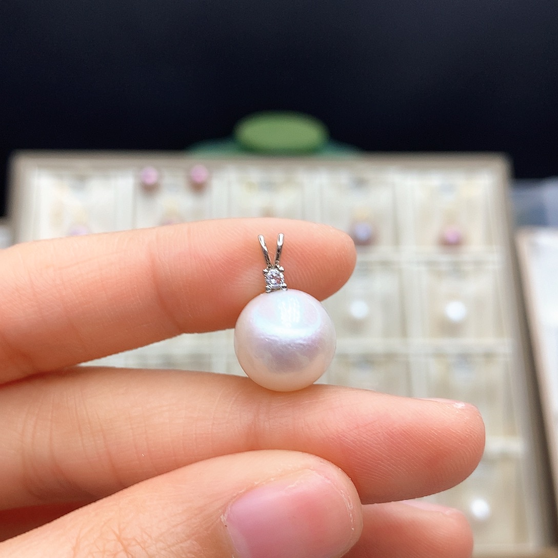 淡水珍珠颈饰合金