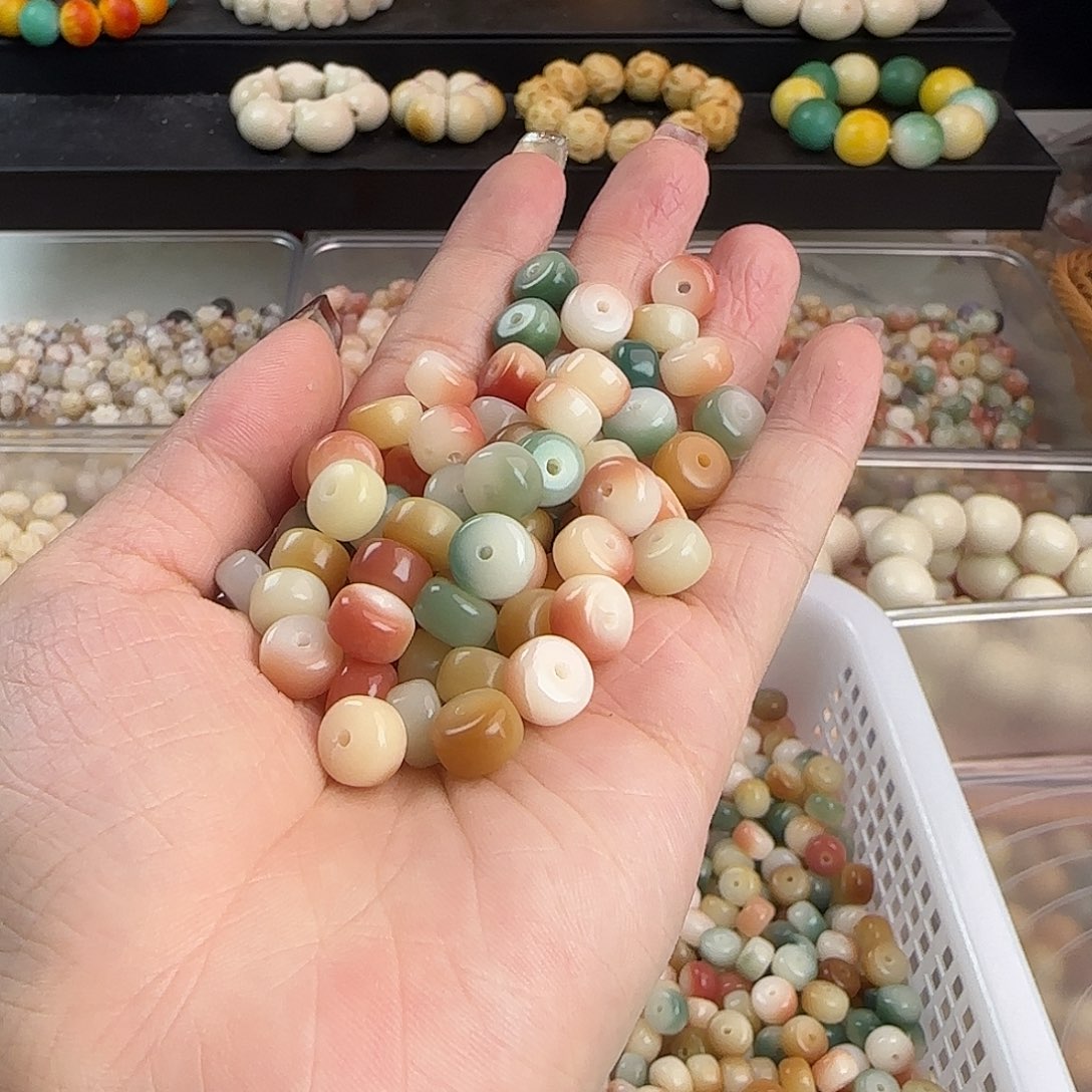 菩提根/象牙果手串微瑕卡9三花果冻药片500颗