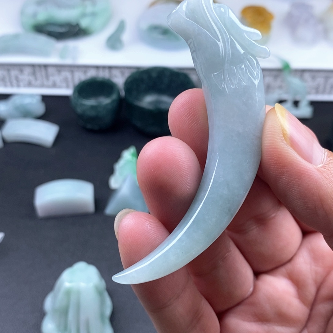 翡翠未镶嵌颈饰天然翡翠