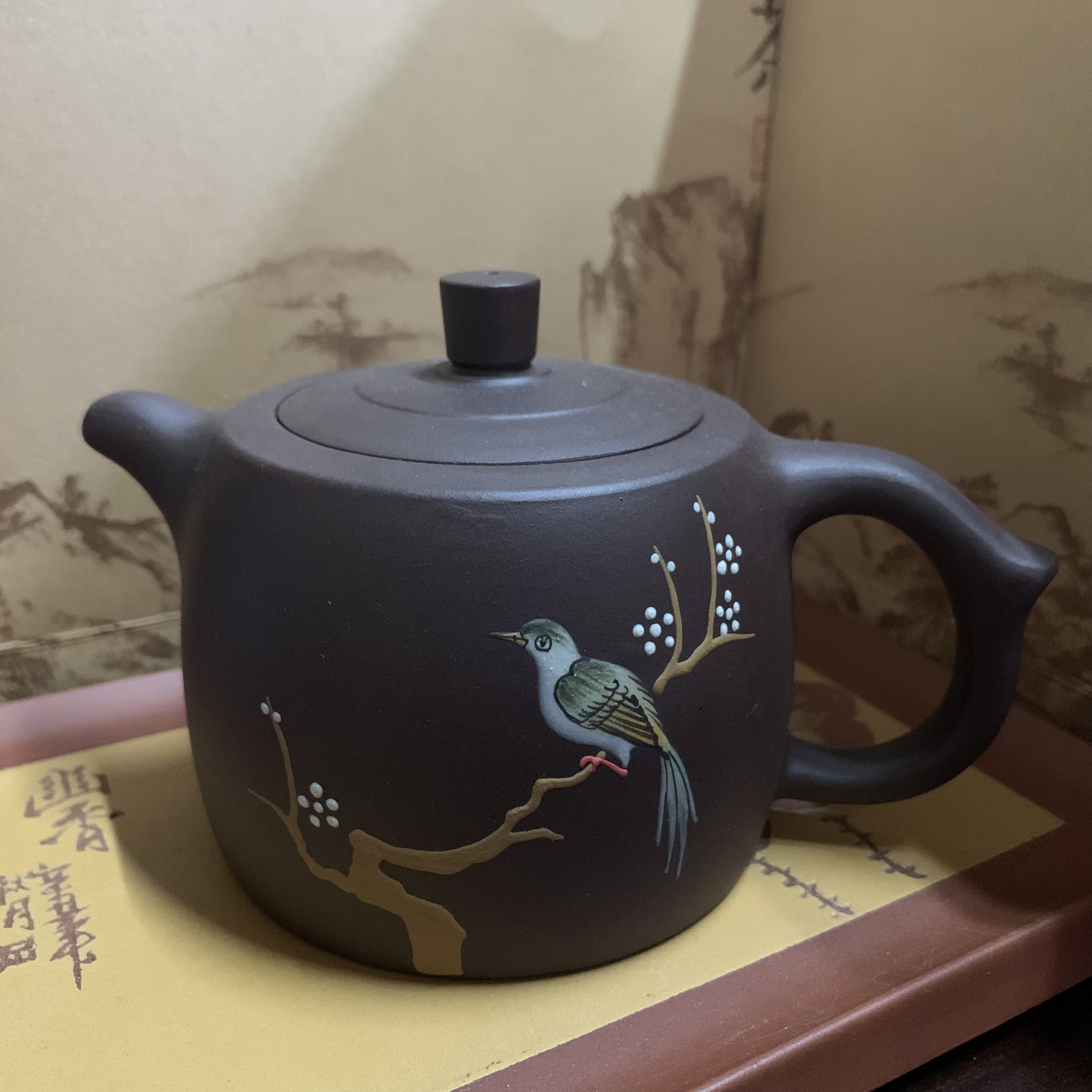 51号泽峰喜上眉梢井栏壶全手工