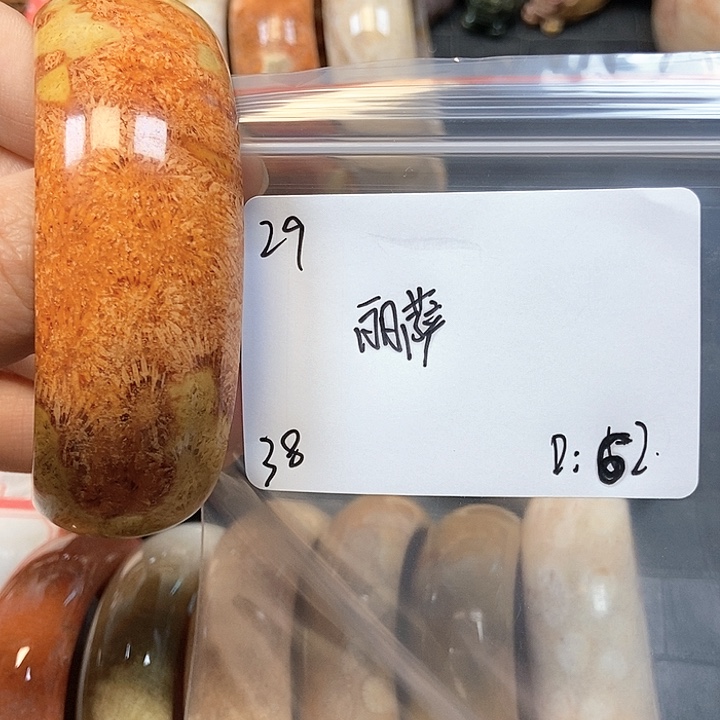 硅化珊瑚（珊瑚玉）手镯未镶嵌丽*29