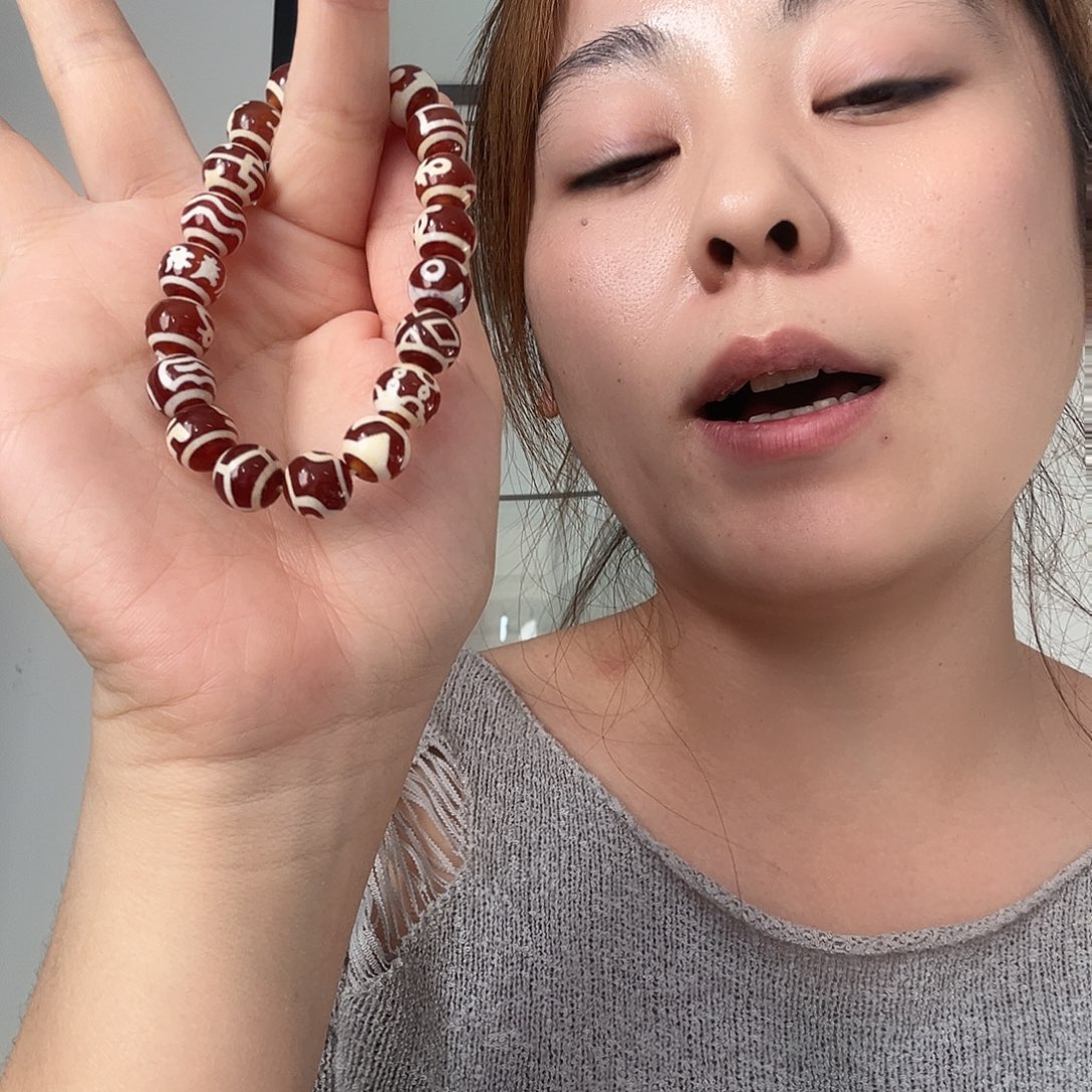 玛瑙/玉髓合金颈饰