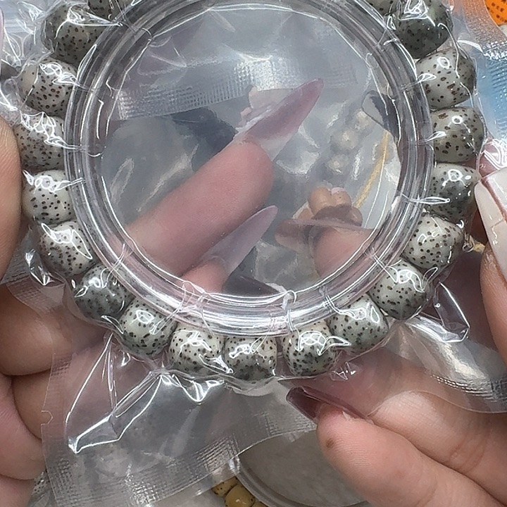 星月菩提手串328传说变态绿星月菩提10桶单圈