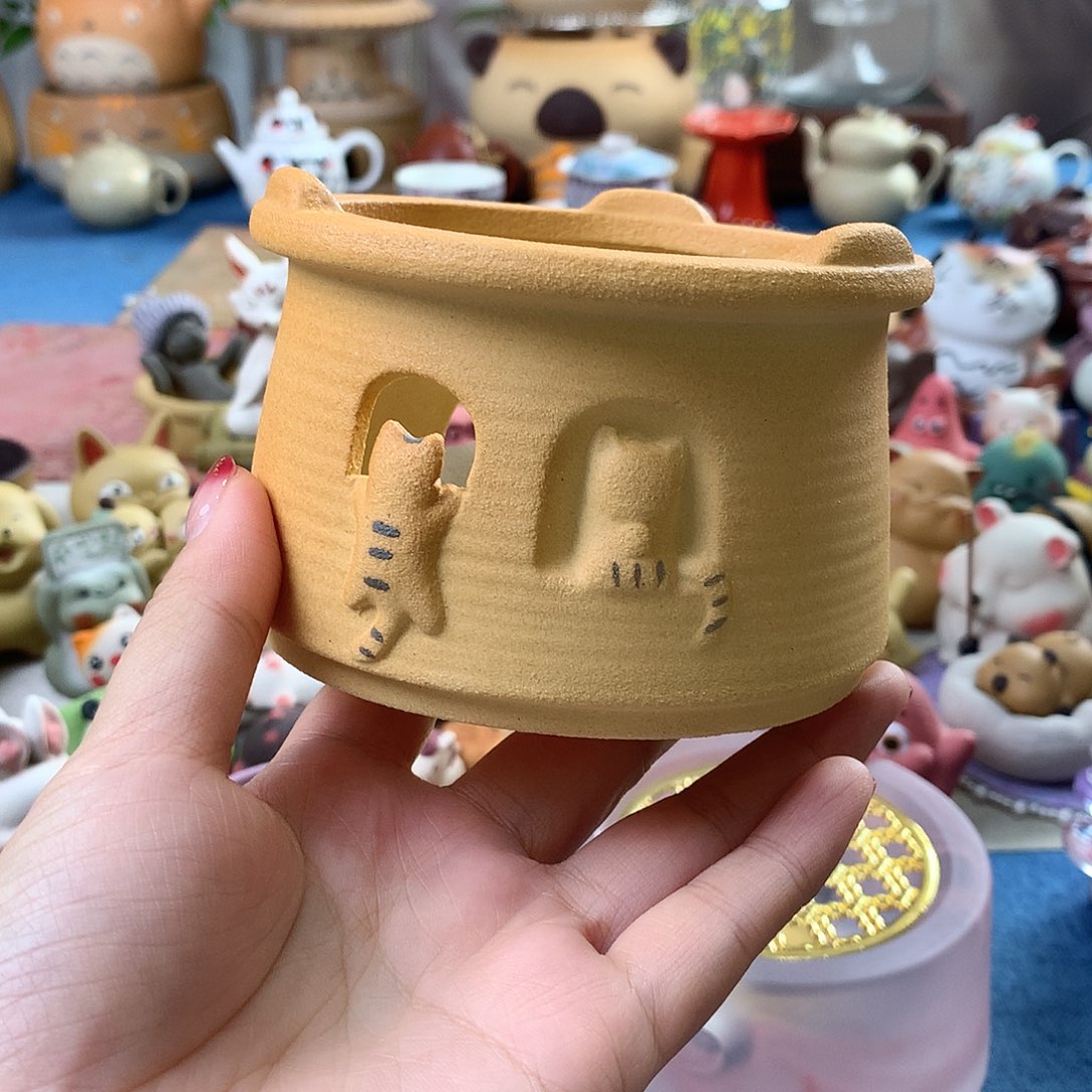 茶宠紫砂手工制作