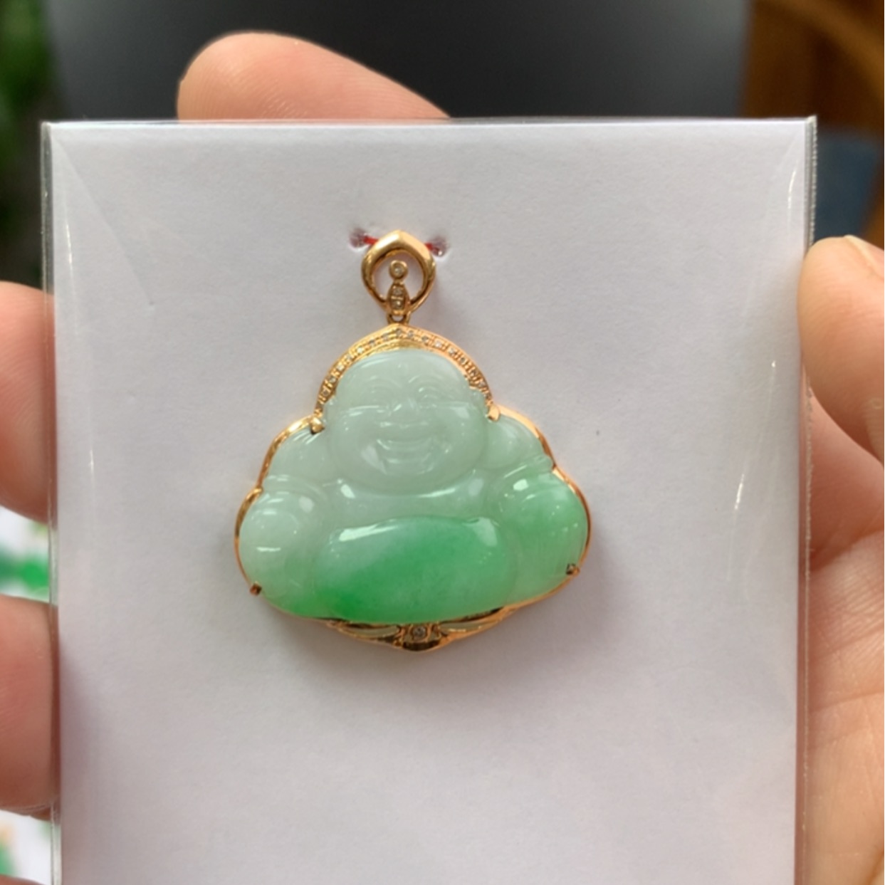 【闪购商品】翡翠颈饰18K金镶嵌用****2翡翠首饰