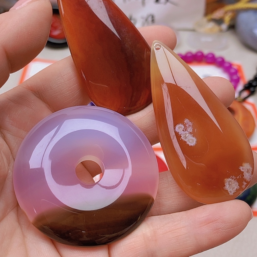 【闪购商品】未镶嵌玛瑙/玉髓珠宝半成品沉****疲